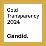 Candid. Gold Transparency seal.